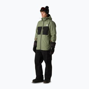 Мъжко яке за сноуборд The North Face Fourbarrel Triclimate bark mist/black