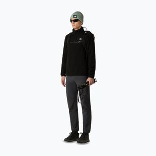 Мъжки суитшърт от полар The North Face Glacier Fleece 1/4 Zip black