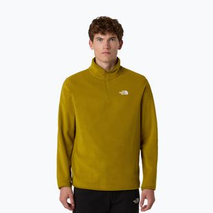 Мъжки суитшърт от полар The North Face Glacier Fleece 1/4 Zip deep dijon
