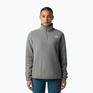 Дамски суитшърт от полар The North Face Glacier Fleece 1/4 Zip mid grey heather