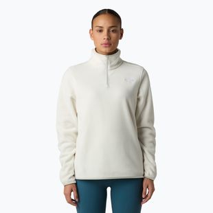 Дамски суитшърт от полар The North Face Glacier Fleece 1/4 Zip white dune