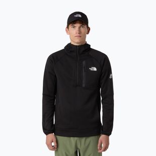 Мъжки суитшърт The North Face Mountain Athletics Fleece Hooded 1/4 Zip black