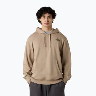 Мъжки суитшърт The North Face Flower Dome Relaxed Hooded GPH mushroom grey