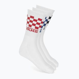 Чорапи Vans Classic Check Crew 3 чифта white