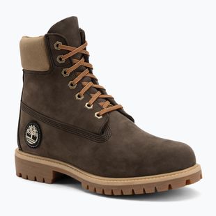 Мъжки обувки Timberland Premium 6 Inch Lace Up Waterproof dark brown nubuck/olive