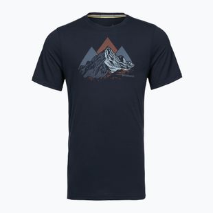 Мъжка тениска Smartwool Peak Bagger Active SS Graphic Tee navy