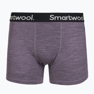 Мъжки термоактивни боксерки Smartwool Merino Boxer Brief Boxed purple storm heather