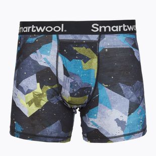 Мъжки термоактивни боксерки Smartwool Merino Print Boxer Brief Boxed blue sum sector
