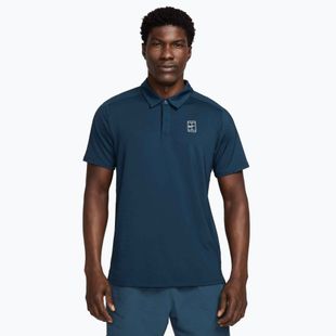 Мъжка тениска за тенис Nike Court Dri-Fit Advantage armory navy / white / white