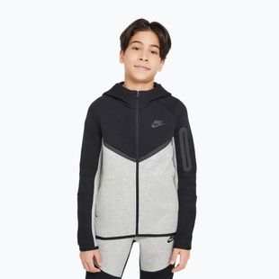 Детски суитшърт Nike Sportswear Tech Fleece Full Zip dark grey heather/black/black/black