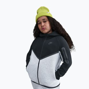 Детски суитшърт Nike Sportswear tech fleece full-zip dark grey heather/black/black/black
