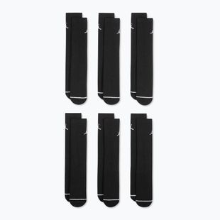 Чорапи Jordan Everyday Cushioned Crew 6 pairs black/white