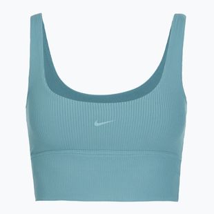 Спортен сутиен Nike Zenvy Rib Light Support Training Bra smokey blue/white