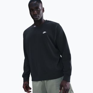 Мъжки суитшърт Nike Club Fleece Crew black/white