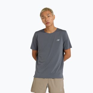 Мъжка тениска за бягане New Balance Race Day graphite