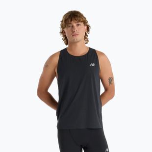 Мъжки New Balance Race Day Ultra Light Singlet черен горнище за бягане