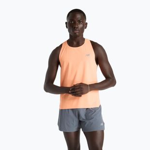 Мъжки New Balance Race Day Ultra Light Singlet hotmango тичане потник