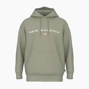 Мъжки New Balance Reimagine Fleece Hraphic Hoody olivine суитшърт