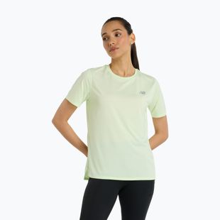Дамска тениска за бягане New Balance Essentials SS melonwat