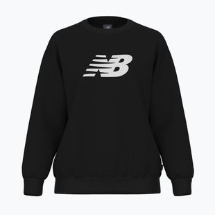 Дамски суитшърт New Balance Sport Fleece Logo Crew черен