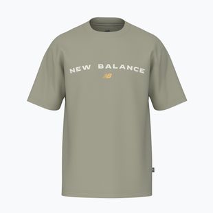 Мъжки New Balance Reimagined Графична тениска olivine