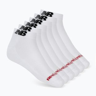 Чорапи New Balance Everyday Low Cut 6 чифта white