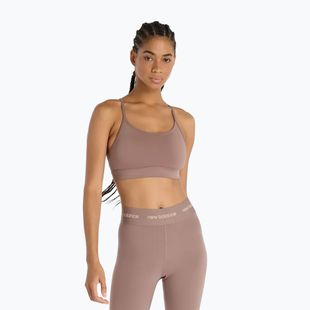 Спортен сутиен New Balance Essential Yoga training bra brown