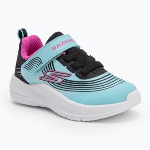 Детски обувки SKECHERS Microspec Advance aqua/purple