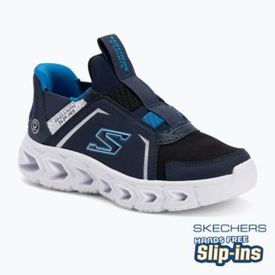 Детски обувки SKECHERS Slip-Ins Hypno-Flash 2.0 тъмносини/черни