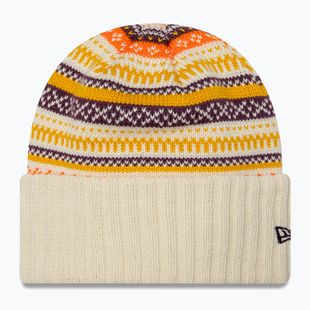 Дамска зимна шапка New Era Rail Isle Cuff Knit Beanie light beige