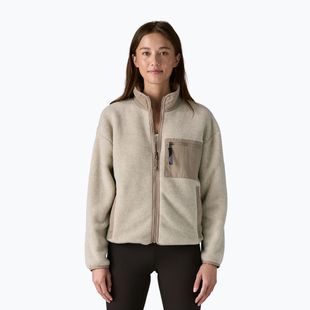 Дамски поларен суитшърт Synch oatmeal heather w/seabird grey на Patagonia