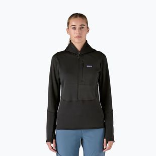 Дамско софтшел яке Patagonia R1 Hybrid Pullover Hoody black