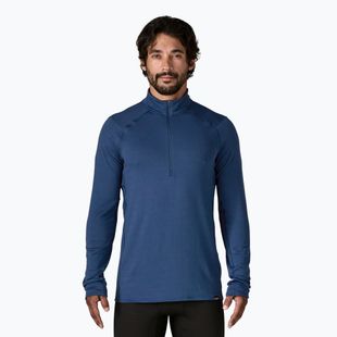 Мъжки суитшърт Patagonia Cap Termal Weight Zip Neck clement blue