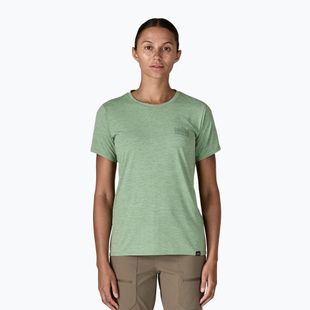 Дамска тениска Patagonia Cap Cool Daily Graphic Shirt strataspire / ellwood green x-dye