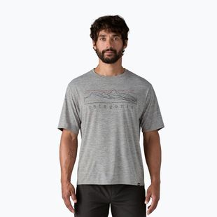 Мъжка тениска Patagonia Cap Cool Daily Graphic Shirt stratapeaks / feather grey
