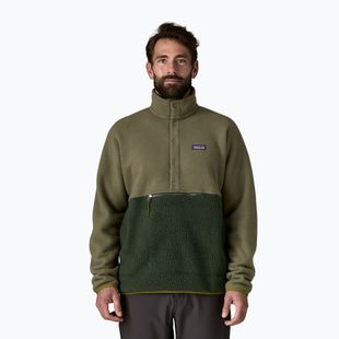 Мъжки суитшърт за трекинг Patagonia Retro Pile 1 / 2 Snap P / O old growth green