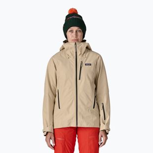 Дамско ветроустойчиво яке Patagonia Insulated Storm Shift oar tan