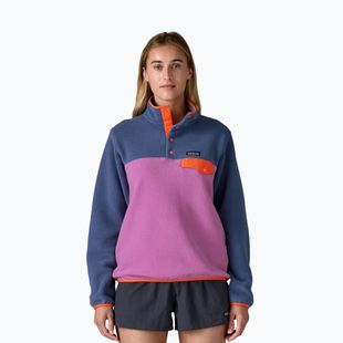 Дамски суитшърт за трекинг Patagonia LW Synch Snap-T P / O brisk purple