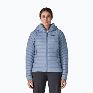 Дамско пухено яке Patagonia Down Sweater Hoody barnacle blue