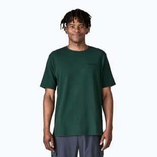 Мъжка тениска Patagonia P-6 Logo Responsibili-Tee cascade green