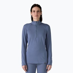 Дамски суитшърт Patagonia Cap Termal Weight Zip Neck clement blue