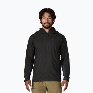 Мъжко хибридно яке Patagonia Nano-Air Ultralight с пълноцип и качулка в черно