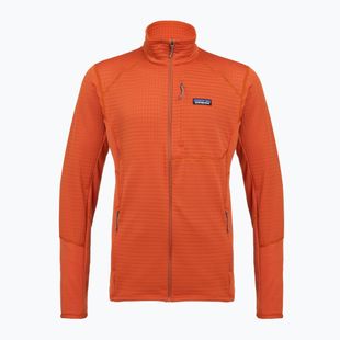 Мъжки поларен суитшърт Patagonia R1 Hybrid coal orange