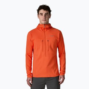 Мъжки суитшърт Patagonia R1 Ultralight Hoody coal orange