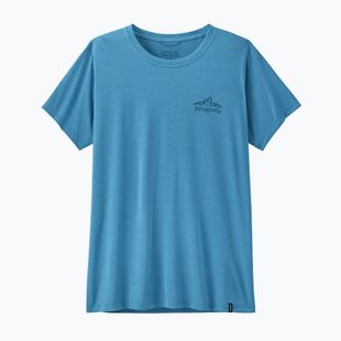 Дамска тениска Patagonia Capilene Cool Daily - Cloud Crag shore blue/light shore blue x-dye