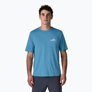 Мъжка тениска Patagonia Capilene Cool Daily - '73 Skyline shore blue/light shore blue x-dye