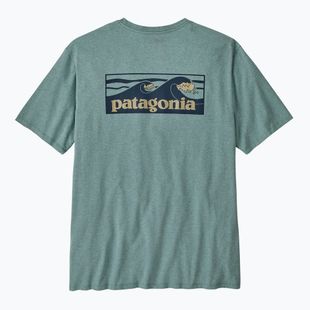Мъжка тениска Patagonia Boardshort Logo Pocket Responsibili blue sage