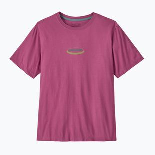 Мъжка тениска Patagonia '95 Oval Logo faded magenta