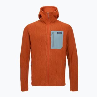 Мъжки трекинг суитшърт Patagonia R1 Air Full Zip Hoody coal orange