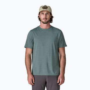 Мъжка тениска Patagonia Capilene Cool Ultra blue sage/light blue sage x-dye